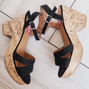 POP Womens Dita Heeled Sandals